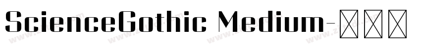 ScienceGothic Medium字体转换